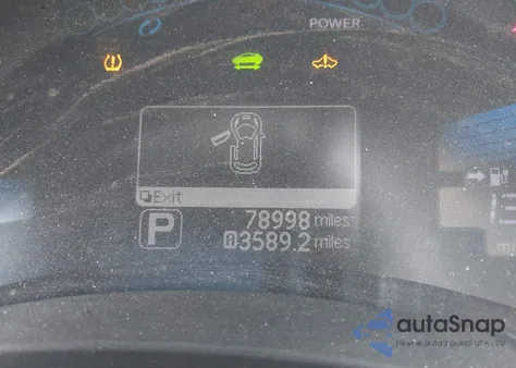 2012 Nissan Leaf Sv from USA, damaged, VIN JN1AZ0CP0CT017891